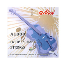 Alice 倍大提琴弦A1000德银合金丝缠弦低音提琴/贝司琴弦 倍大提琴单弦套弦可选 G弦（1弦）单根装