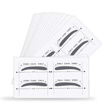 谷崎 【附带眉笔一支  可选色】画眉贴纸平眉自然眉弯眉韩式眉型画眉贴画眉卡修眉卡画眉修眉辅助器 自然眉贴32对64贴（送眉笔一支）