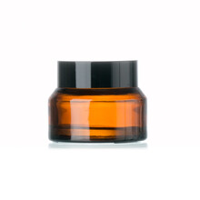 ilbu 棕色避光玻璃膏霜瓶眼霜面霜分装瓶玻璃瓶化妆品小样瓶15g30g50g 斜肩棕色/30g