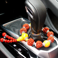 自动档汽车档位珠高档车内手动档档杆位佛珠挂饰招财保平安 1.8-2.0CM金刚菩提玛瑙档位珠