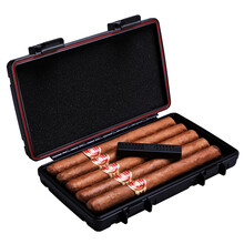 茄龙（CIGARLOONG）旅行便携式密封防水保湿盒雪茄盒烟盒 深空黑