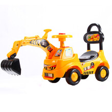 儿童电动挖掘机可坐可骑大号男孩宝宝玩具车工程车钩机挖机挖土机 大号电滑两用5岁下坐+备用电瓶 15天退换+赠运费险