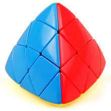 圣手 ShengShou/ 三阶镜面魔方 专业竞赛变体3阶异形魔方顺滑附教程秘籍 圣手魔粽彩色