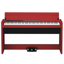 KORG科乐格LP380电钢琴D1SP280G1B2电子钢琴成人88键重锤家用立式练习数码钢琴 原装进口 KORG LP380【红色重锤+大礼包】