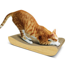 田田猫木纹简约瓦楞纸耐磨耐抓猫磨爪猫抓板猫沙发磨爪子猫玩具猫用品猫薄荷