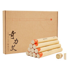 上和元 奇力艾艾灸条蕲春艾草纯艾绒艾条棒温灸艾灸盒通用艾柱药艾 健脾和胃型