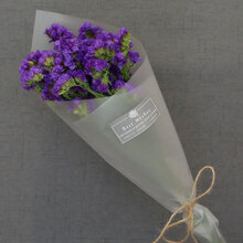 干花花束真花客厅装饰鲜花家居摆设薰衣草插花满天星勿忘我批发 紫色 勿忘我 干花包
