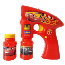 DISNEY儿童惯性米奇泡泡水枪玩具男女孩UFO飞碟迪士尼小丑鱼尼莫电动全自动吹泡泡补充液户外吹泡泡 赛车电动泡泡枪