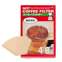 悠诗诗（UCC） 日本进口（UCC）悠诗诗 滴滤式手冲咖啡滤纸袋 4-6人份40张/盒