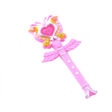 发光玩具 仙女棒闪光音乐魔仙棒 小仙女魔法棒儿童玩具女孩玩具 炫动魔法棒粉色