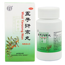 北京同仁堂 五子衍宗丸  60克 补肾益精 用于肾虚精亏所致的阳痿不育 遗精早泄 腰痛 尿后余沥 1盒【60g/5天用量】