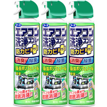 安速日本进口家用空调清洗剂 森林香 /花香可选洗挂机空调清洁剂液清洗空调过滤网免拆喷雾 森林香型420mlX3瓶
