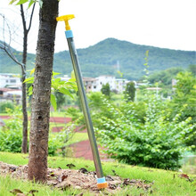 农用小型手动往复式高压浇花补水喷雾器壶头家用消毒洗车长杆喷枪 长拉杆不锈钢喷枪