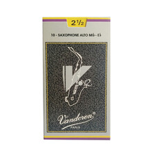 弯德林（Vandoren） 功学社防伪法国Vandoren弯德林灰盒V12中音萨克斯哨片 2.5号
