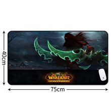 RS 布面游戏鼠标垫 电竞鼠标垫包邮 超大加厚游戏桌垫精密包边 75x40cm 盗贼