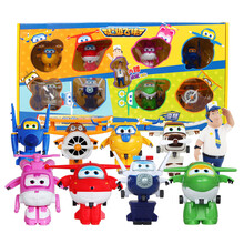 奥迪双钻超级飞侠套装全套乐迪变形机器人玩具 迷你8款赠金宝