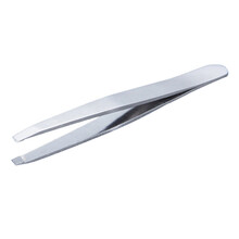 眉钳眉毛夹修眉毛镊子修眉刀睫毛辅助美妆工具 金属色眉钳