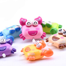 儿童玩具男女小孩婴幼儿宝宝玩具上发条小动物早教启蒙益智玩具1-3-6岁礼物 欢乐小螃蟹(颜色随机一个)