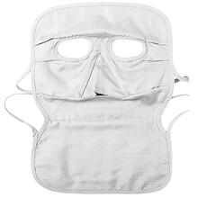 绿菲尔孕妇防辐射面罩银纤维防辐射面具加长护脖防电脑辐射脸罩男女款 银灰色 均码