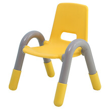 loveforever儿童椅宝宝座椅带扶手儿童靠背小椅子宝宝小凳子幼儿园桌椅 圆扶手大班黄色