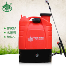 中保农用智能充电电动喷雾器背负高压喷农药消毒16L打药机 橘红色标准版