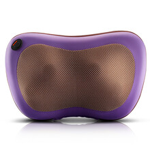 港德（SUNWTR） A38B颈椎按摩器 家居车载两用颈部腰部肩部按摩靠垫 颈椎按摩枕 浅紫色