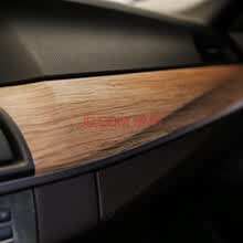 润华年汽车内饰改装贴纸亚光桃木纹中控膜亮面桃木色中控台改色膜汽车饰内改装 花梨木棕色