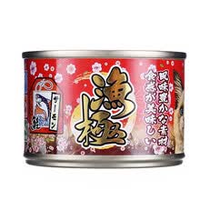 渔极ak猫罐头 成幼猫湿粮宠物进口罐头 猫咪猫粮鱼肉主食罐头 AK02金枪鱼三鱼160g单罐