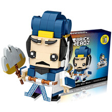 俐智loz 小颗粒儿童拼插积木 西游三国英雄拼装模型手办 mini方头仔玩具男孩女孩情人节礼物 1456诸葛亮