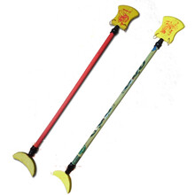 【99-12】金箍棒玩具 西游记木质玩耍器兵套装儿童玩具西游记师徒四人儿童服装孙悟空唐僧猪八戒沙僧 彩色月牙铲67cm