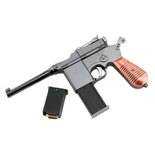 1:2.05毛瑟玩具枪驳壳枪声响玩具枪cs不可发射模型金属绝地求生吃鸡游戏周边收藏礼品摆件 毛瑟玩具枪-枪色
