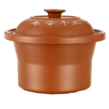 炖锅蒸锅隔水炖炖汤煮汤煲汤熬汤隔水炖盅 燕窝炖盅 洋参炖盅 虫草炖盅紫砂陶瓷炖盅炖盅 2.5升红紫砂炖盅
