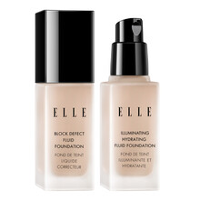 ELLE 轻雾遮瑕粉底液（控油 一抹遮瑕不易脱妆 打造雾感美肌） C02自然色 30ML