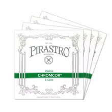 青歌德国PIRASTRO皮拉斯托绿条小提琴弦 Chromcor小提琴琴弦钢丝弦 绿条小提琴弦1/4-1/8 （一套4根）