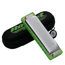 和来HOHNER德国原装进口十孔和莱10孔布鲁斯口琴 ROCKET AMP 绿格火箭C调 C调-常用调式