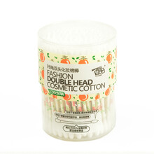 酷品时尚双头化妆棉棒150支全棉卸妆圆头尖头棉签棒