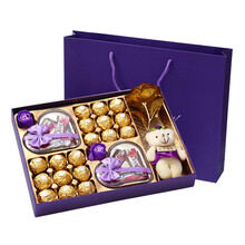 费列罗巧克力礼盒装年货年会礼盒新年礼物三八妇女节圣诞节教师节情人节中秋节礼物男女生日创 紫此一生礼盒