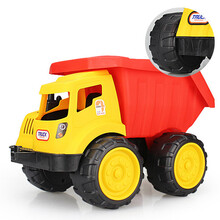 儿童户外沙滩车 超大号加厚沙滩工程车挖沙推土机车挖掘机 夏季沙滩玩具儿童汽车模型玩具 升级特大号翻斗车