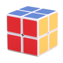 免邮 圣手魔方传奇系列魔方比赛专用二阶三阶四阶五阶魔方套装顺滑可调儿童益智玩具减压玩具 2阶白色