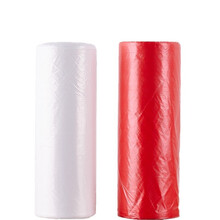 潮洁 加厚一次性桌布台布 圆方餐桌台布家用塑料薄膜布 白色1.4x2.2米(18张)