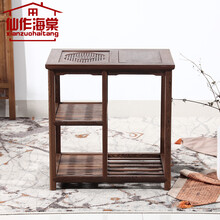 仙作海棠红木家具非洲鸡翅木（学名：非洲崖豆木）简约茶几桌迷你小茶桌泡茶桌边柜边几全实木中式茶水柜