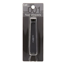 贝印（KAI）日本原装 指甲刀指甲钳防止飞溅设计 type001st  直线刃KE0117