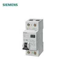 西门子 漏电保护断路器 剩余电流保护开关 5SU1 电磁式 A 300mA 1P+N C10 10KA 5SU16547KK10