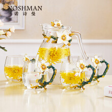 诺诗曼水杯套装高颜值玻璃杯家用待客茶杯 乔迁新婚结婚礼物送新人实用