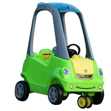 loveforever淘气堡滑行玩具车儿童游戏塑料车幼儿园小房车金龟车公主车 新品特惠王子绿小房车没电动