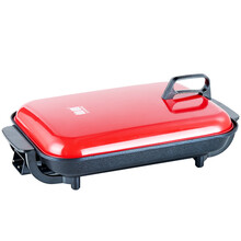 仙鹤8002【浙江发货】电烧烤炉 电烤盘 电火锅 烤鱼盘 烙饼烤肉锅 仙鹤8002电烤盘3-5人使用