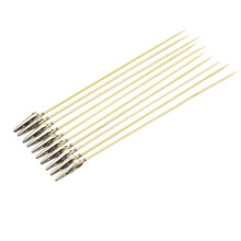 【1】美乐他 高达军事模型上色工具钢头钢夹竹棍上色夹底座台座喷漆工作台ABA （ VT-049竹子上色夹20支套装）