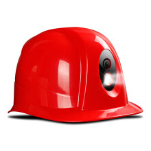 群华（VOSONIC）M3安全帽执法记录仪1080P高清照明灯施工现场高处作业矿井 4G版64G安全帽记录仪（红色）