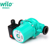 威乐（WILO）水泵RS25/8地暖采暖锅炉低噪音热水增压泵屏蔽循环泵 RS25-8+40转一寸活接+电源线