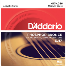 达达里奥（D'Addario） 民谣吉他木吉他琴弦 黄铜 磷铜 EZ890 930 EJ10 初学 EJ17一套